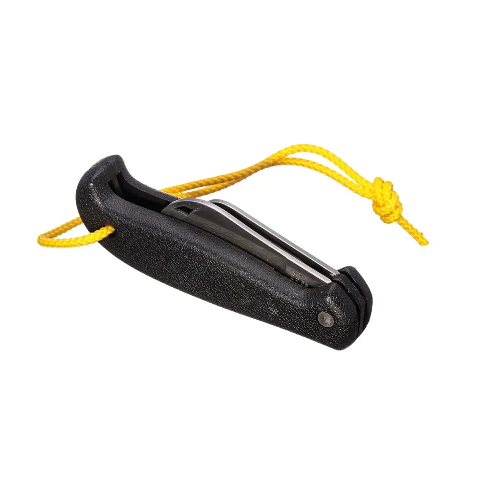 RWO R5152 couteau marin rouge lame crantée clé manille
