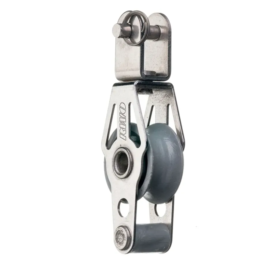 RWO R1134 poulie simple 25 mm bout 10 mm émerillon