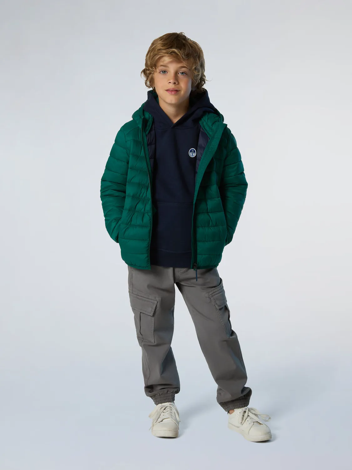 North Sails Explorer Doudoune enfant capuche nylon recyclé