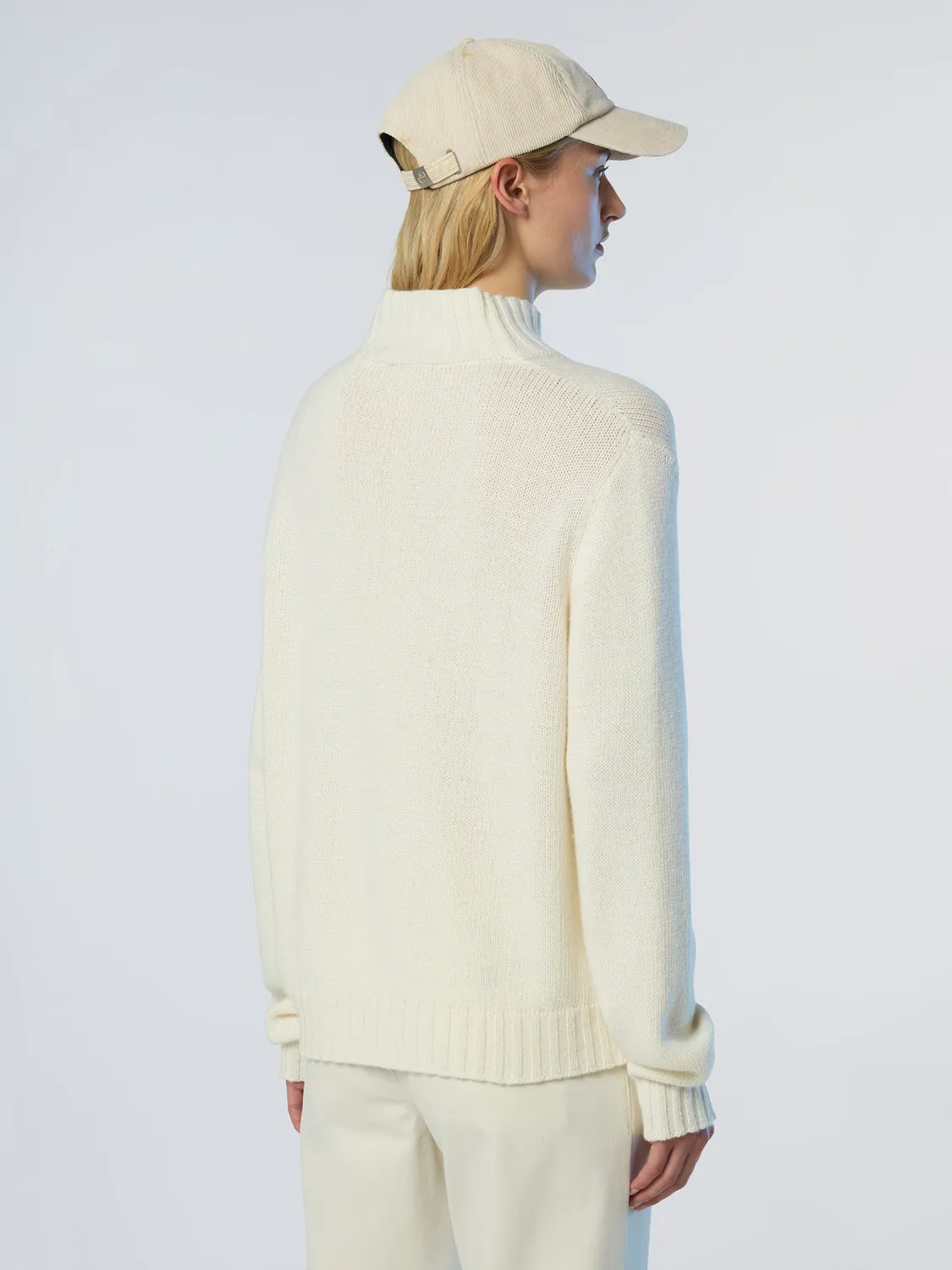 North Sails pull col montant maxi torsade cachemire
