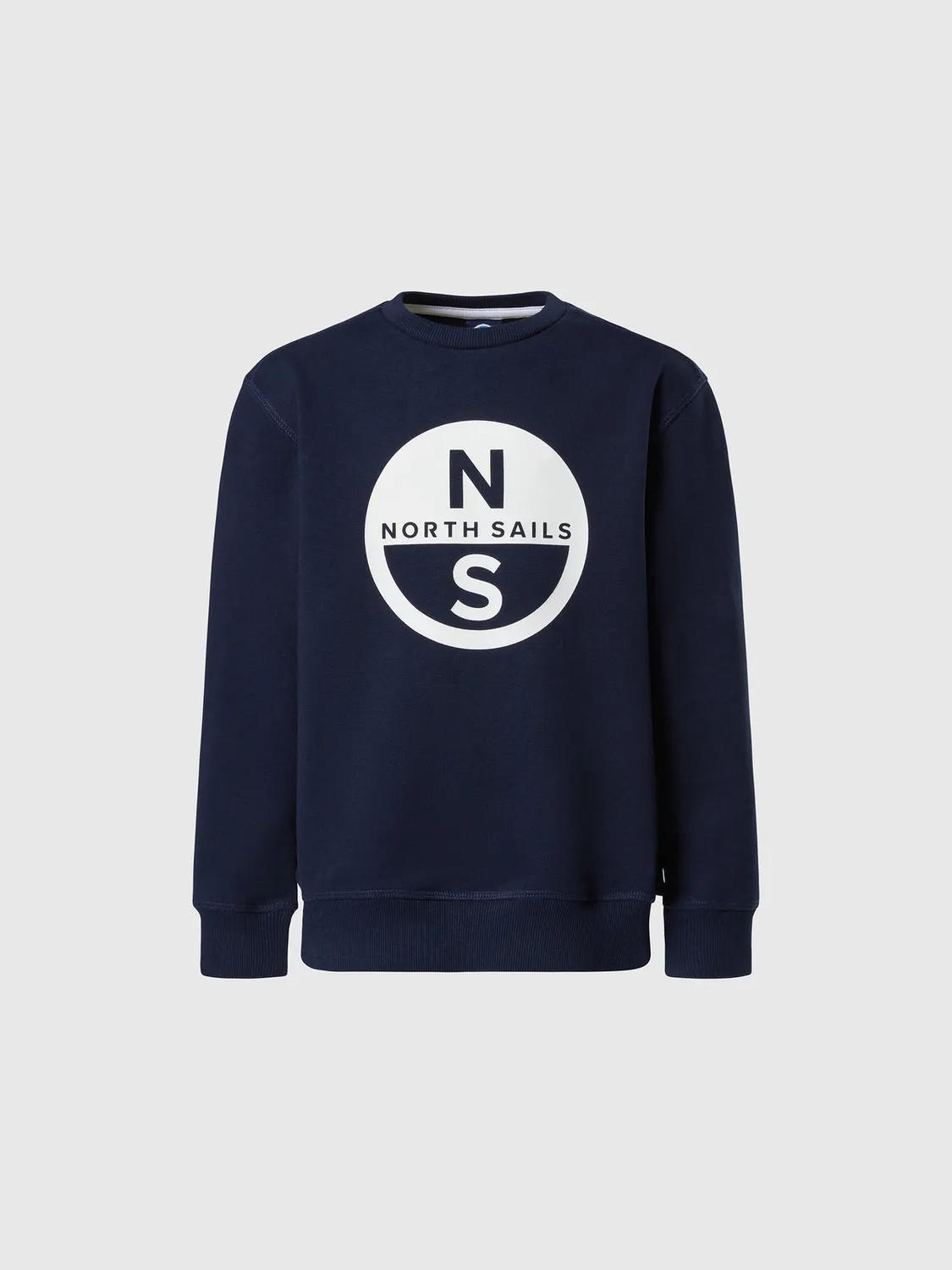 North Sails sweat enfant molleton coton bio logo maxi