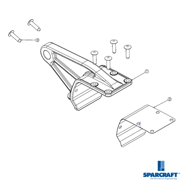 Sparcraft T55 lien poutre compression inox moulé