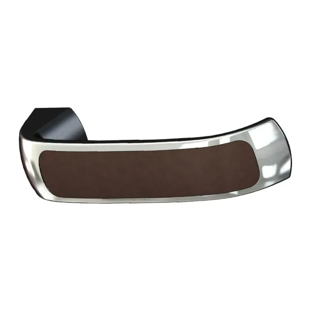 Easysea poignée encastrée cuir 94x57 droite inox 316