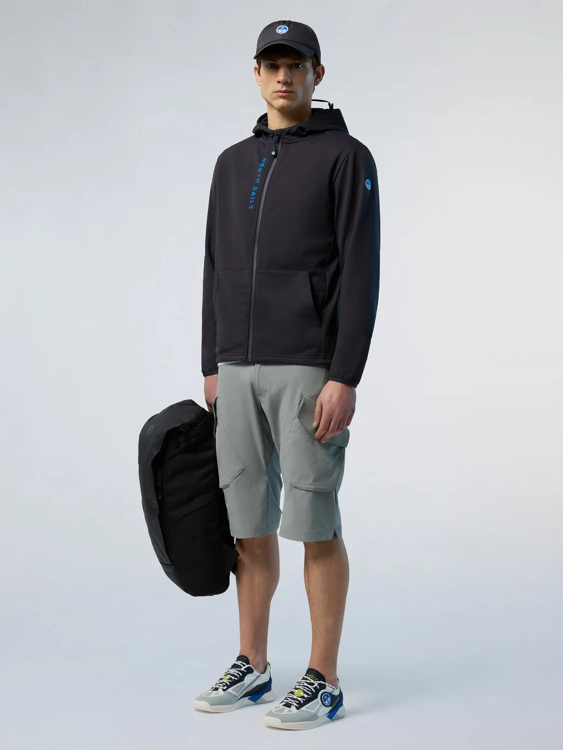 North Sails SoftShell+ hoodie zippé micropolaire