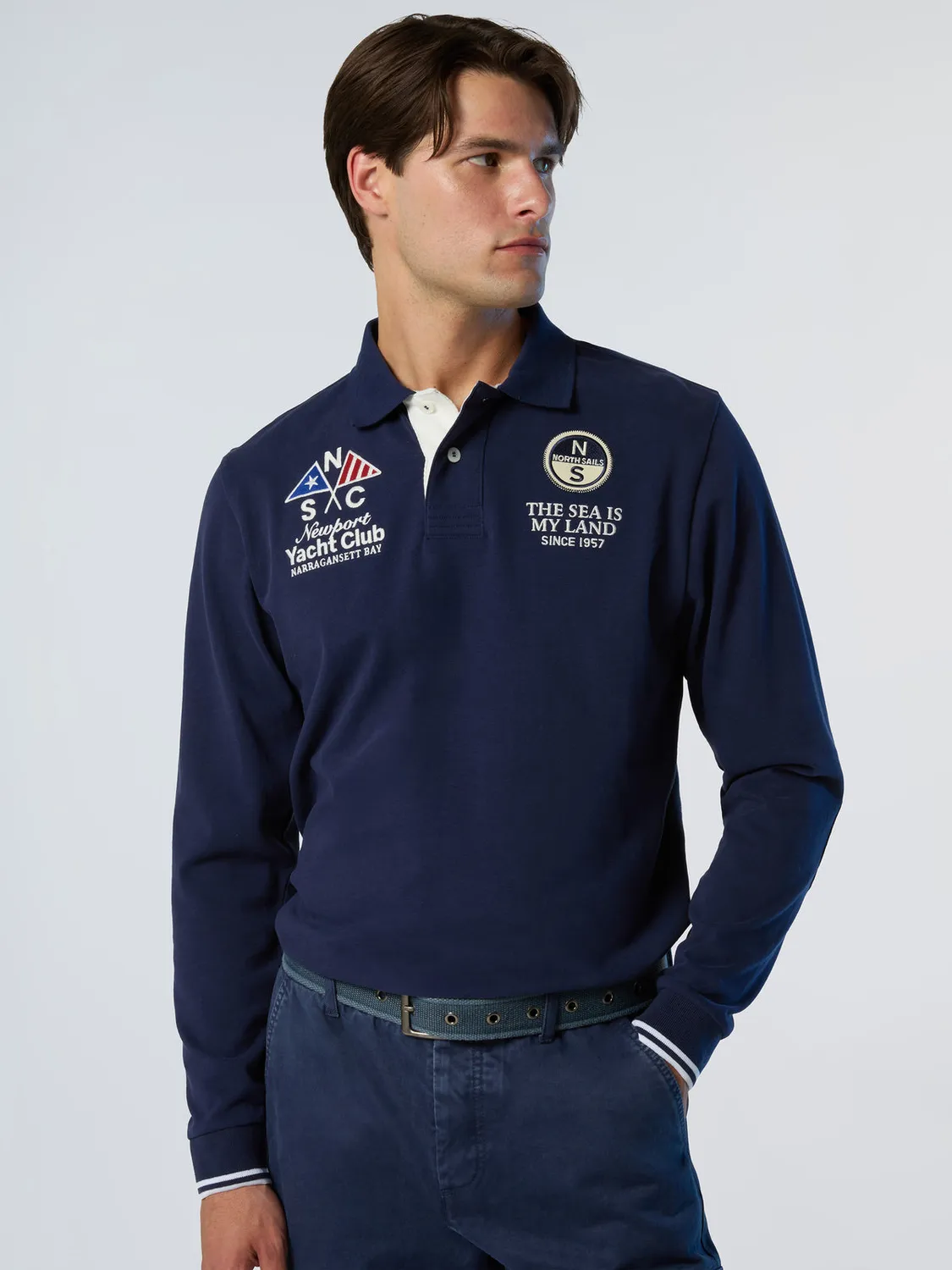 North Sails polo archive manches longues coton bio