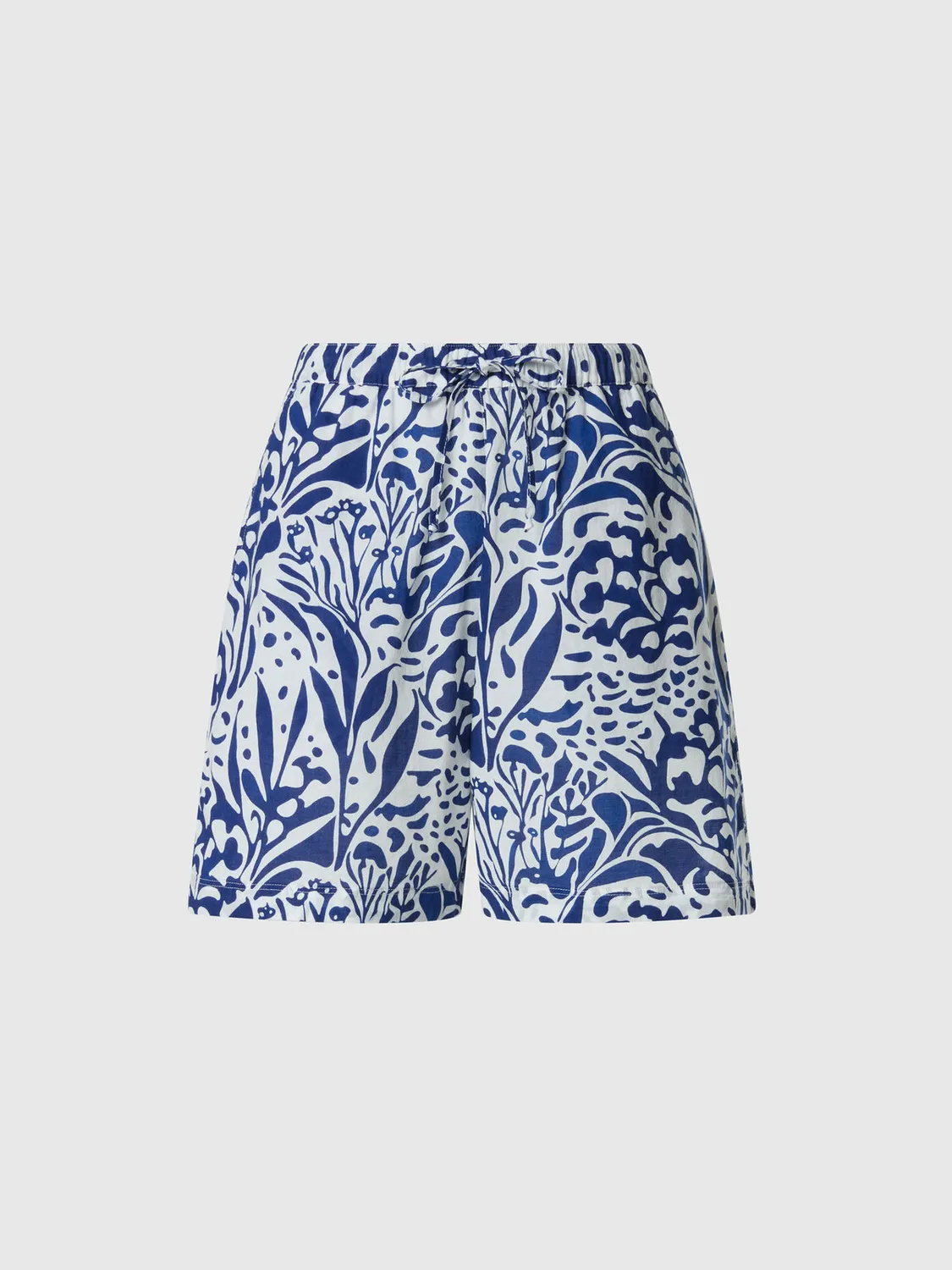 North Sails short mousseline coton imprimé corail