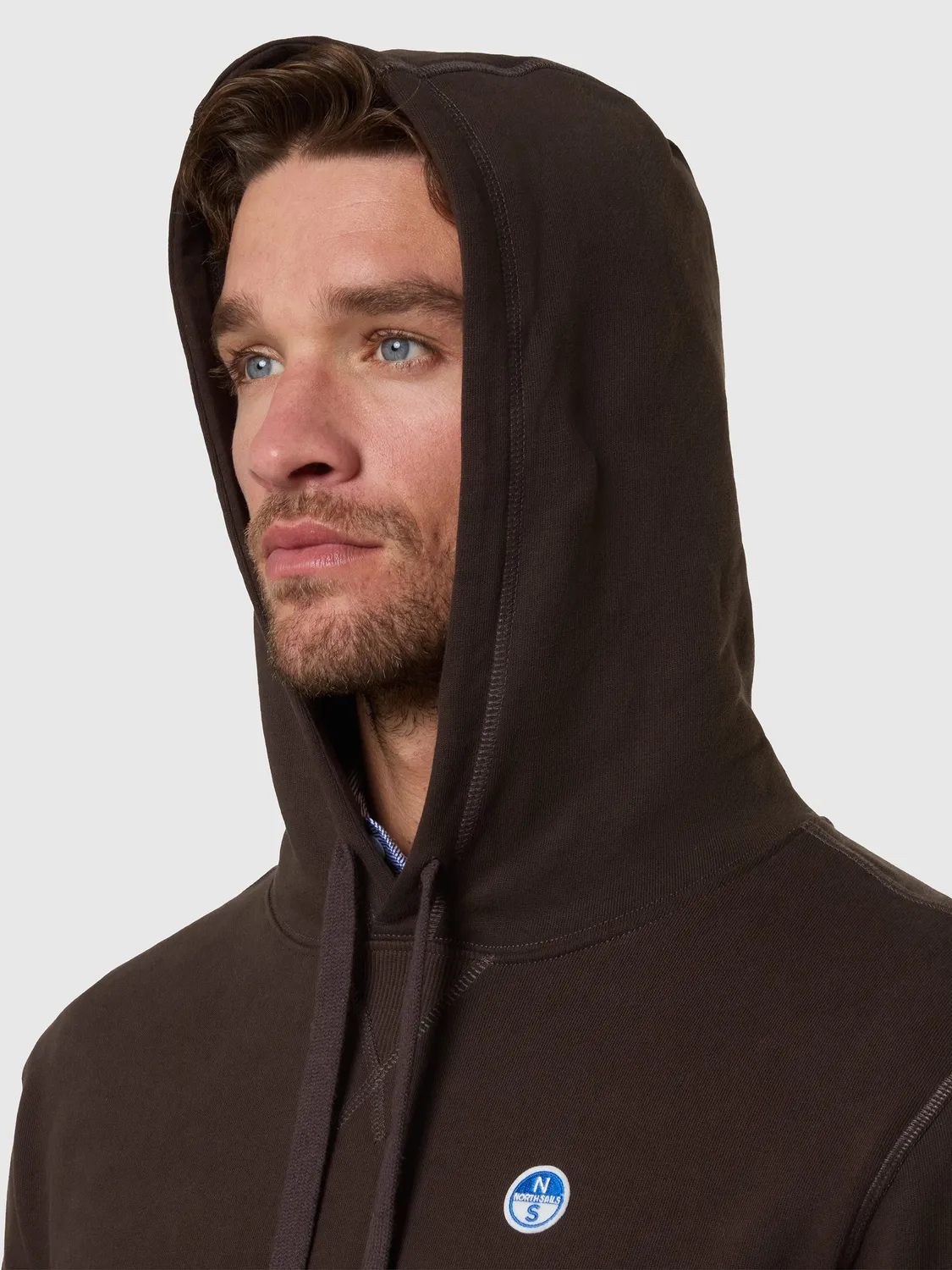 North Sails hoodie sweat capuche logo patch