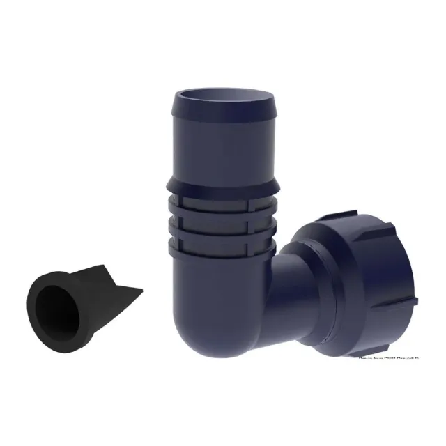 Attwood raccord coudé 90° 1"-1"1/8 clapet lot de 12