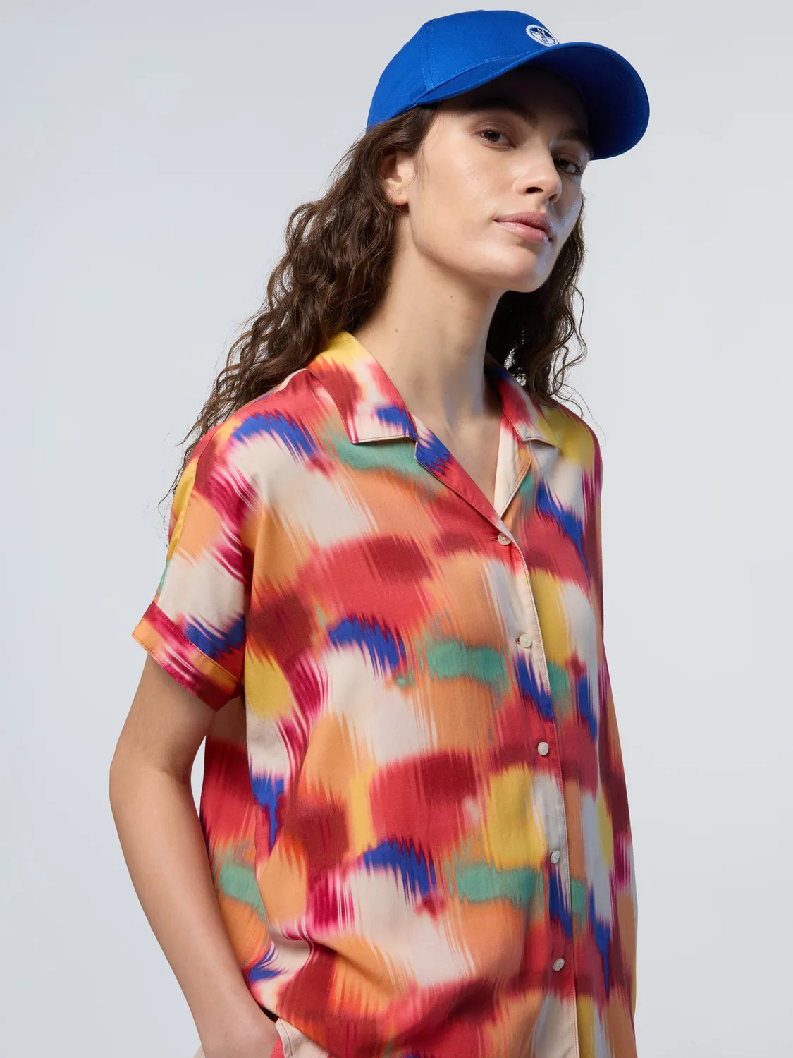 North Sails Ecovero chemise boxy manches courtes