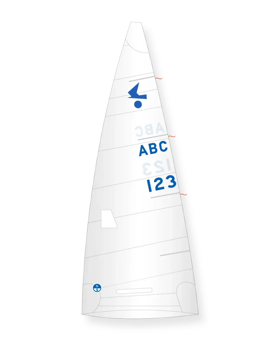 North Sails GE-7 grand-voile Kielzugvogel Dacron