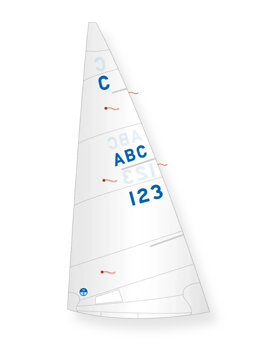 North Sails Cadet I-3 grand-voile Dacron régate