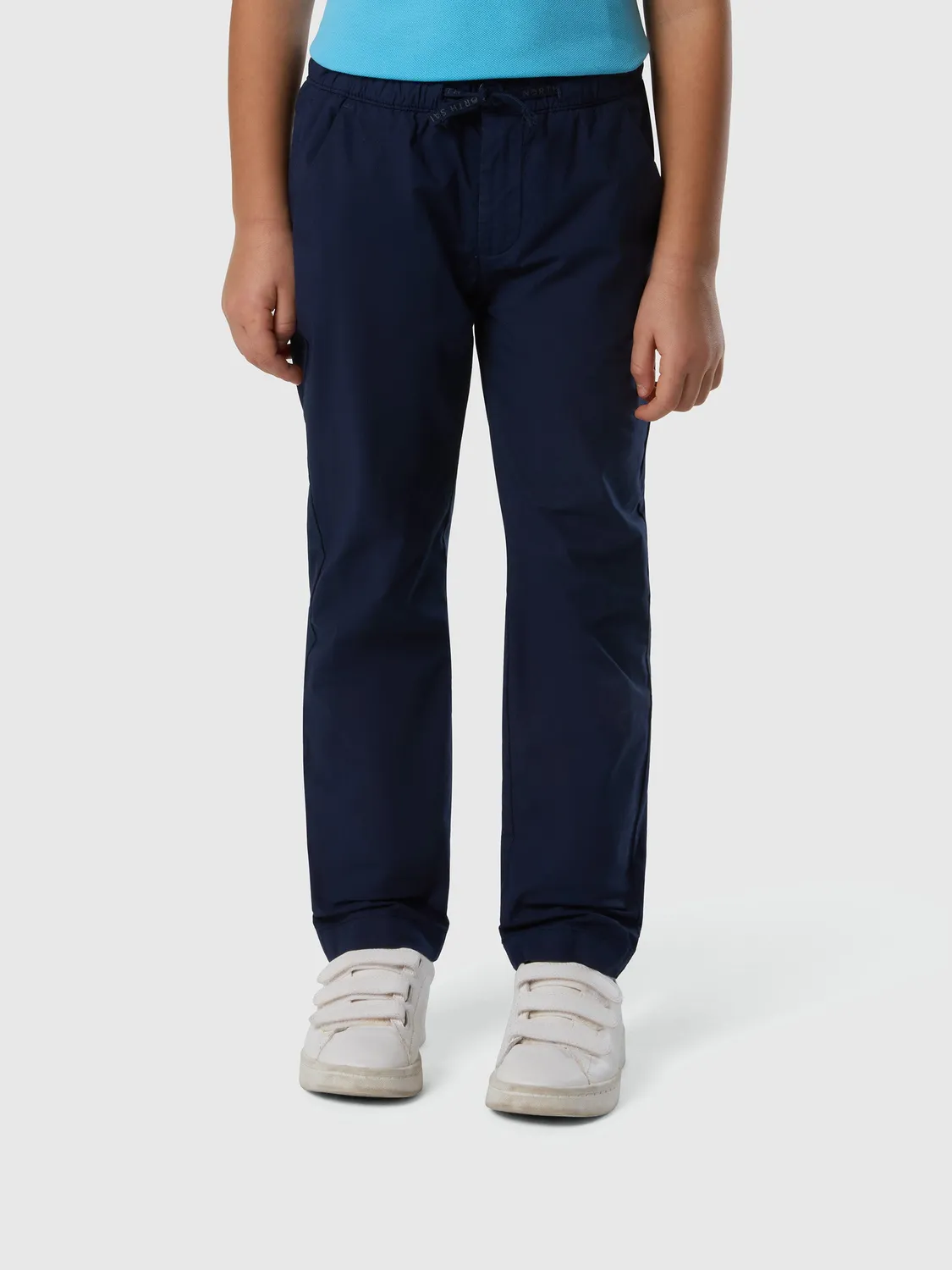 North Sails chino enfant taille élastique blanc