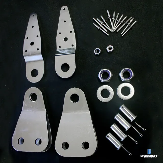 Sparcraft Cadène Extérieure Double Câble Ø10 Axe Ø16