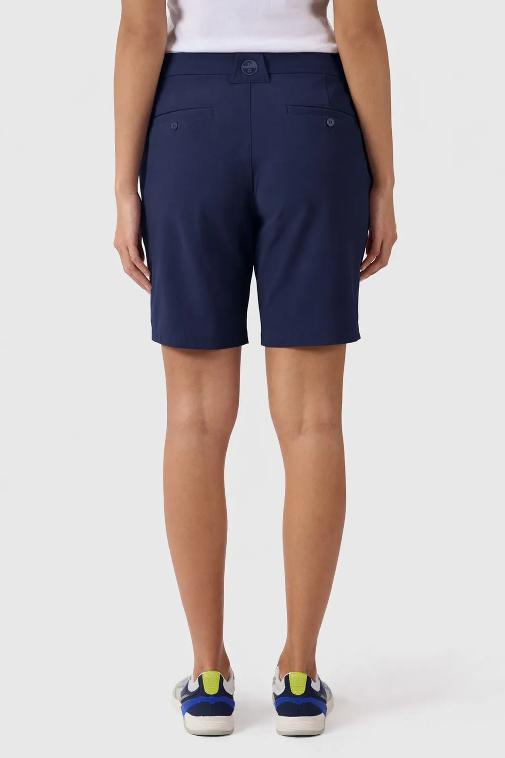 North Sails Tech Chino short femme bleu marine