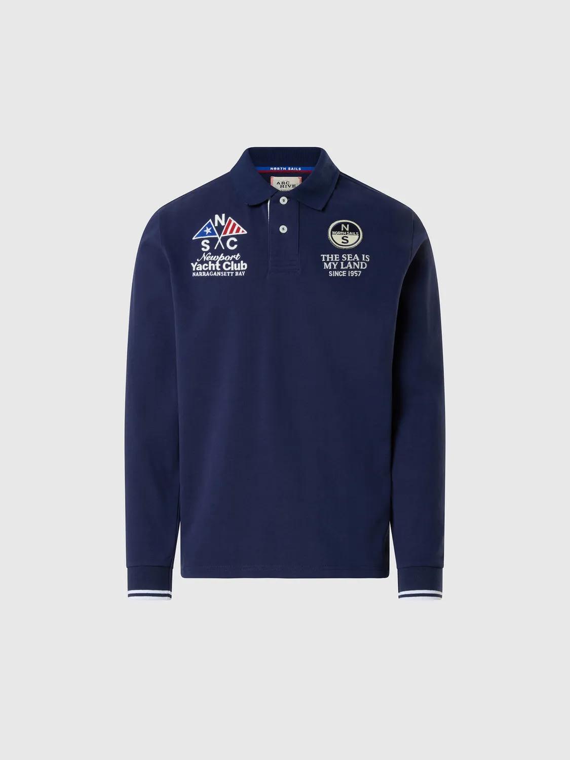 North Sails polo archive manches longues coton bio
