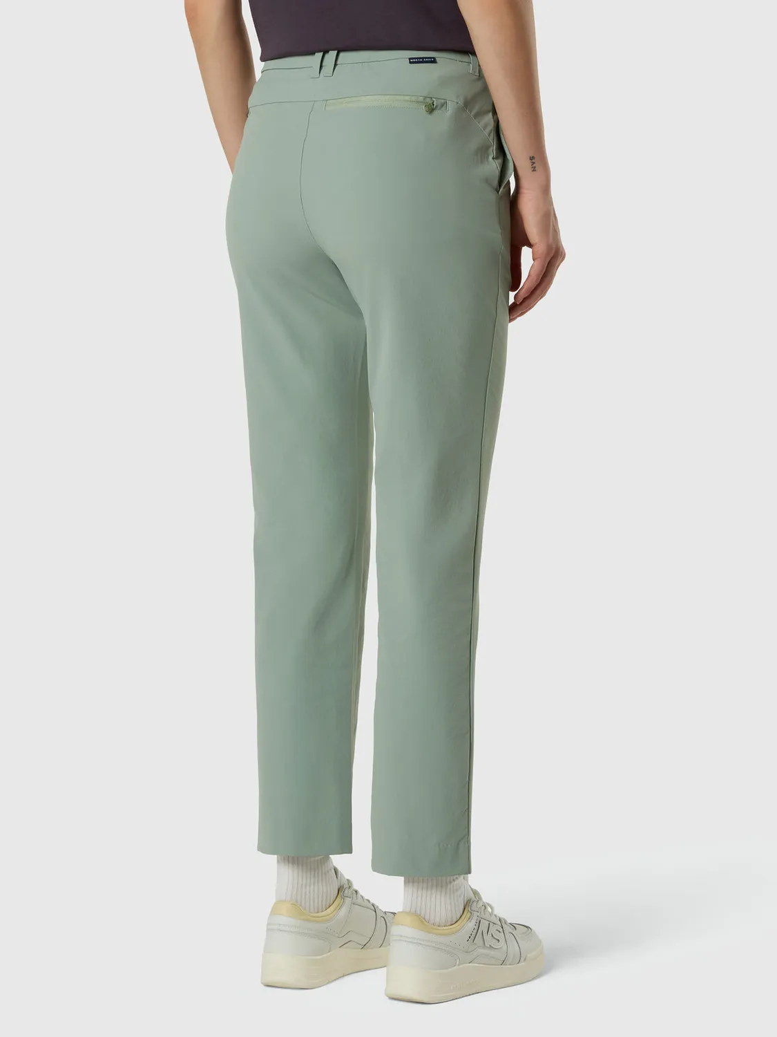 North Sails chino slim stretch nylon recyclé poche zip