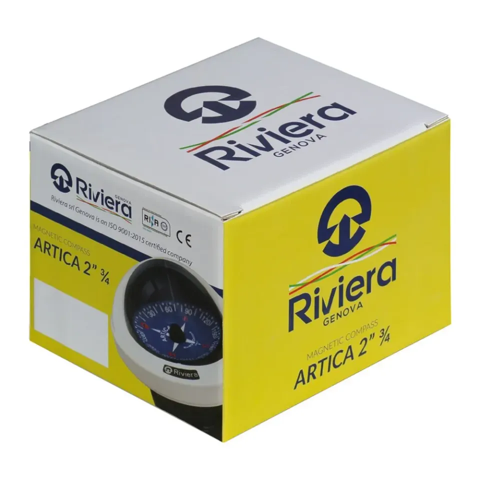 Riviera Artica Slim compas encastrable blanc 72 mm