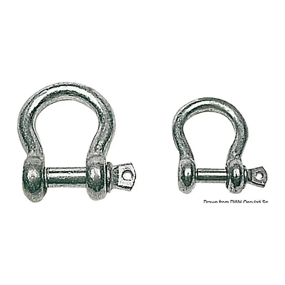 Osculati 25 mm manille lyre acier galvanisé