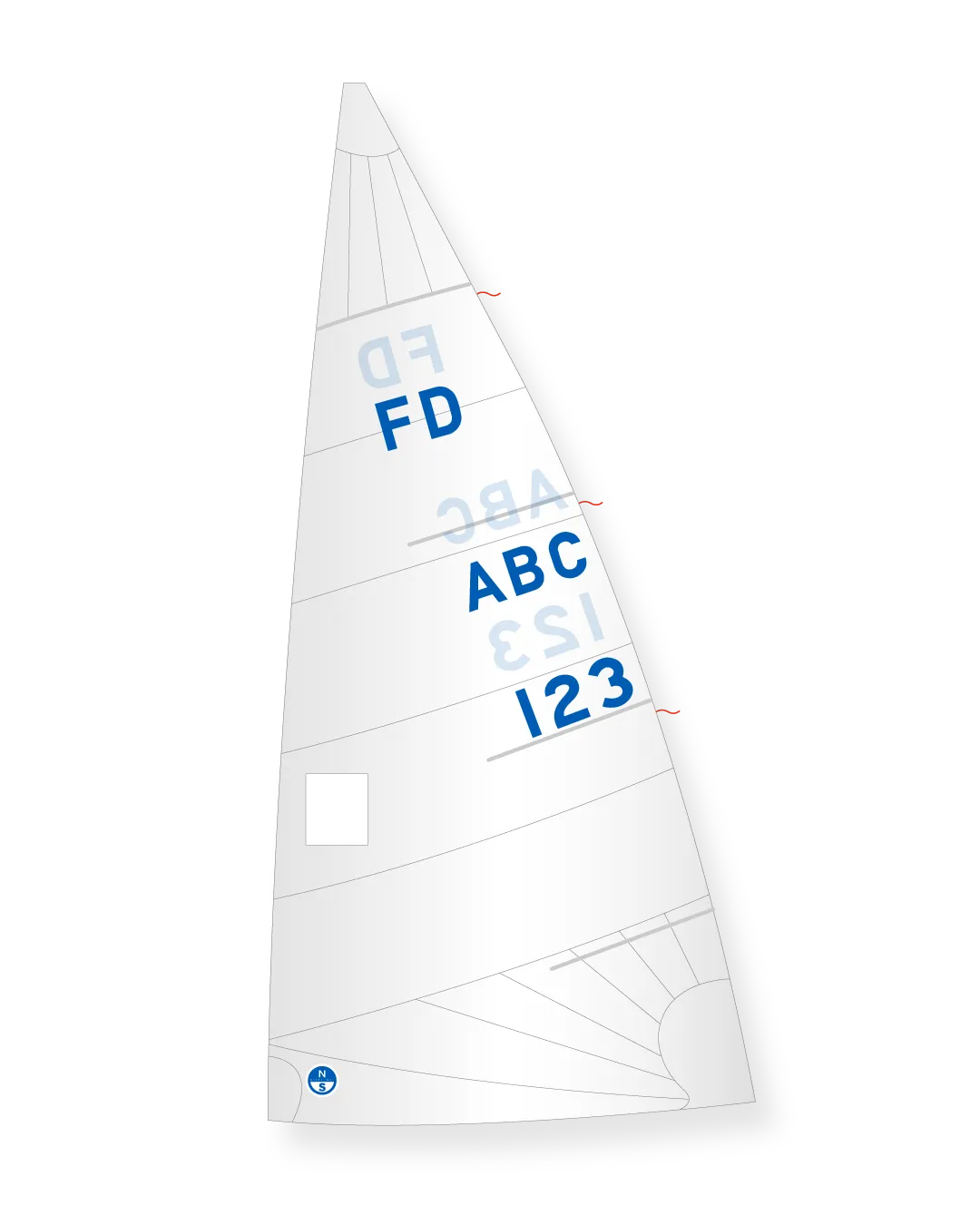 North Sails Flying Dutchman RX-1 grand-voile bi-radiale