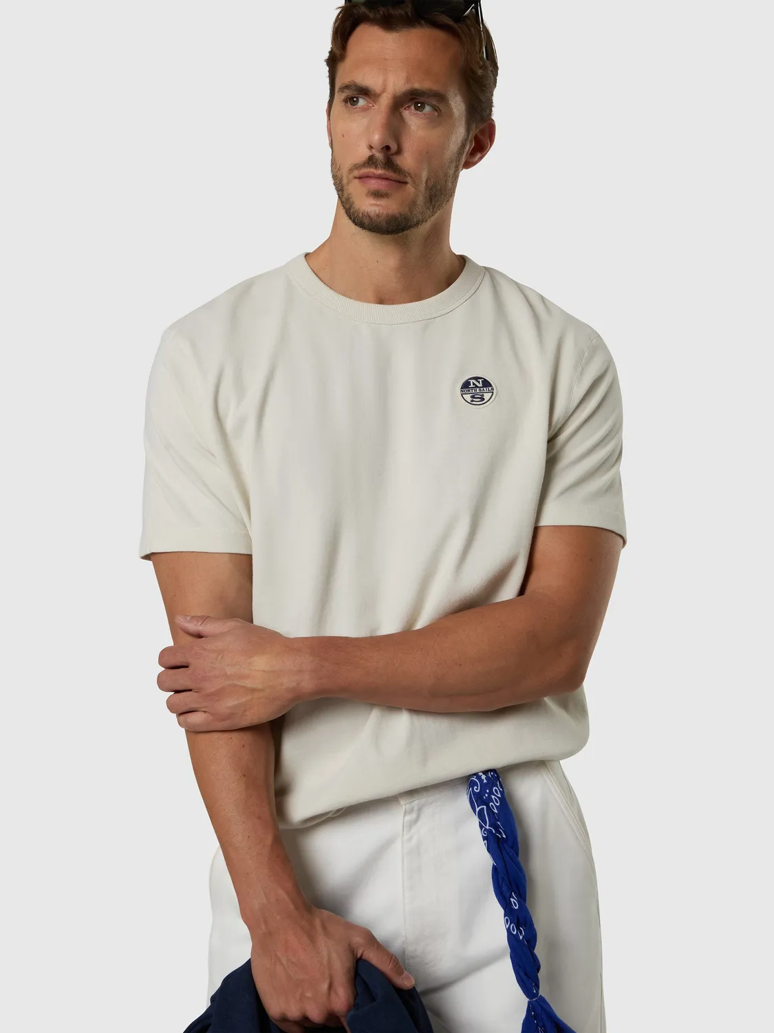 North Sails Archive t-shirt coton épais white onyx