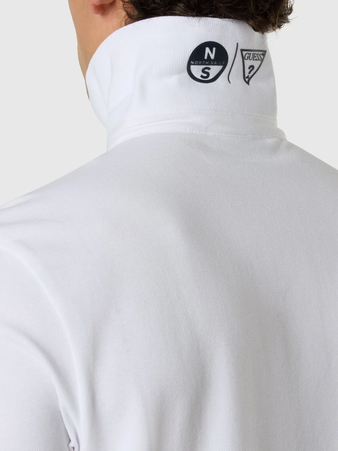 North Sails Guess polo manche courte homme blanc pur regular