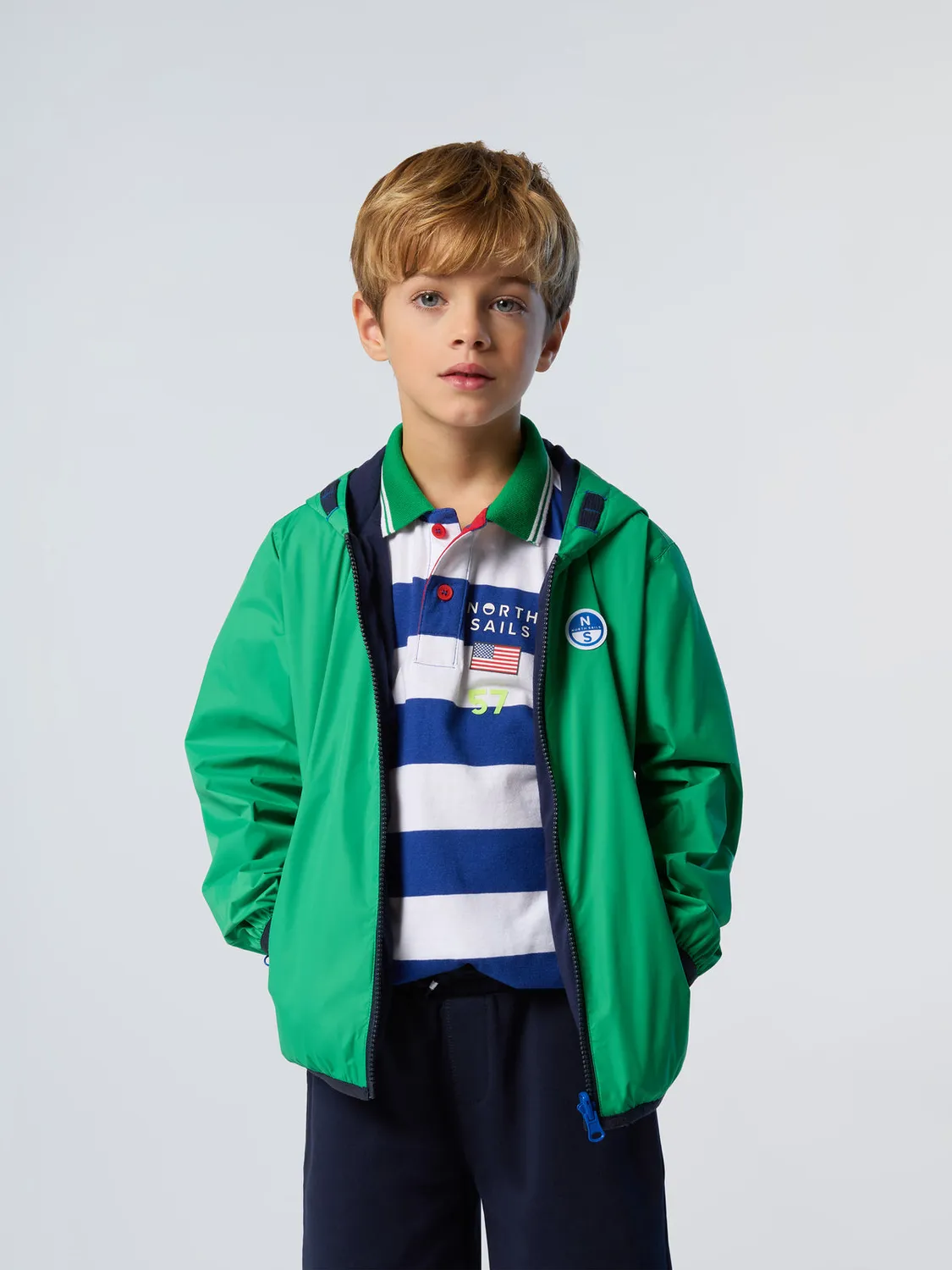 North Sails coupe-vent enfant réversible déperlant