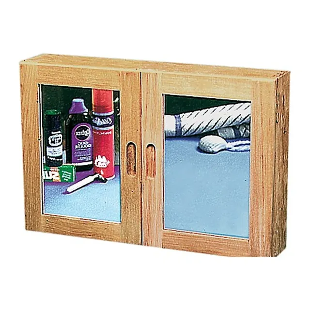 ARC armoire teck cuisine WC 560x380x110 mm