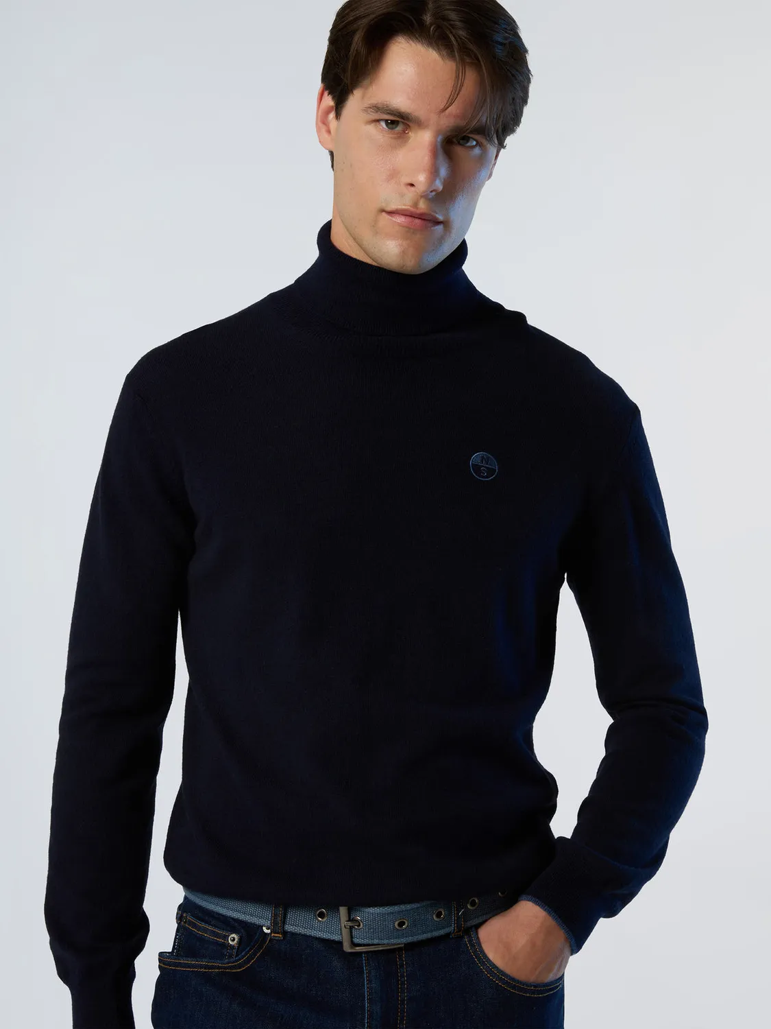 North Sails Turtle-Neck pull col roulé cachemire
