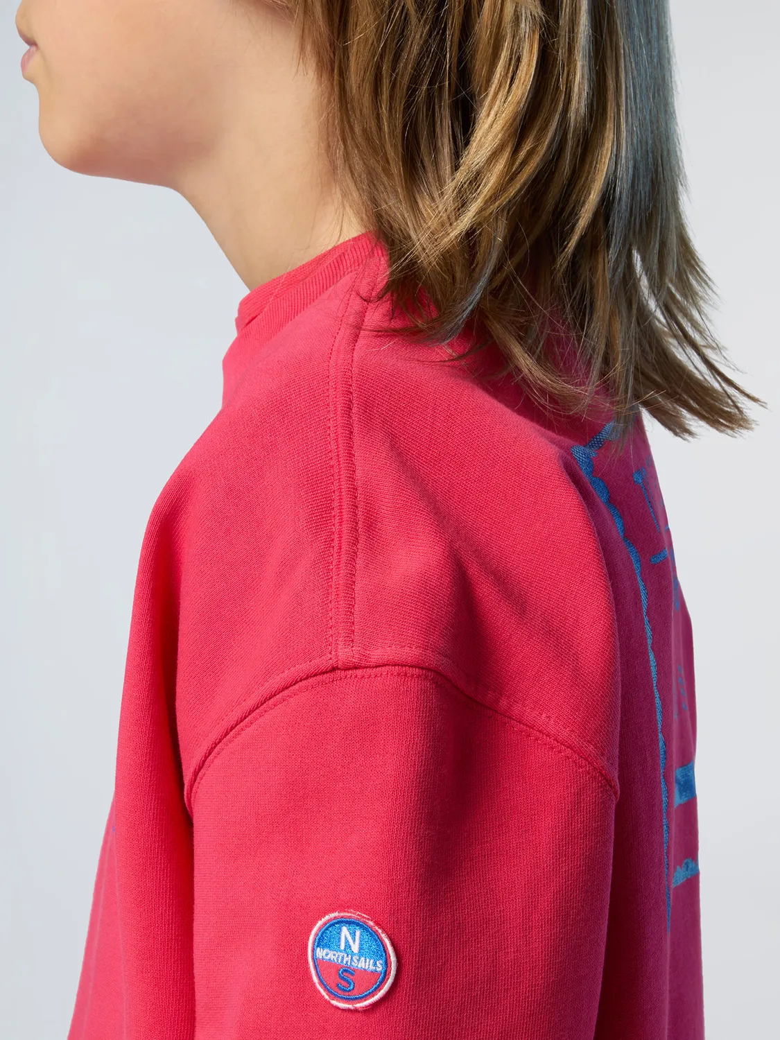 North Sails sweat enfant print plage coton bio teint