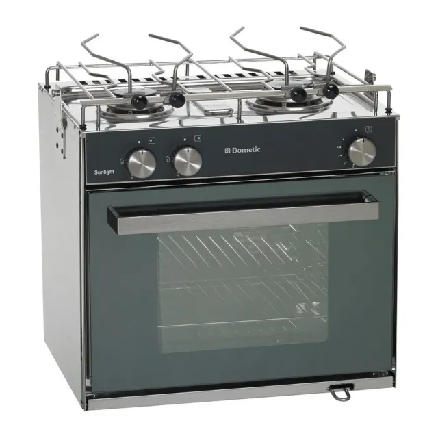 Dometic Smev Slim Sunlight réchaud gaz 2 feux inox
