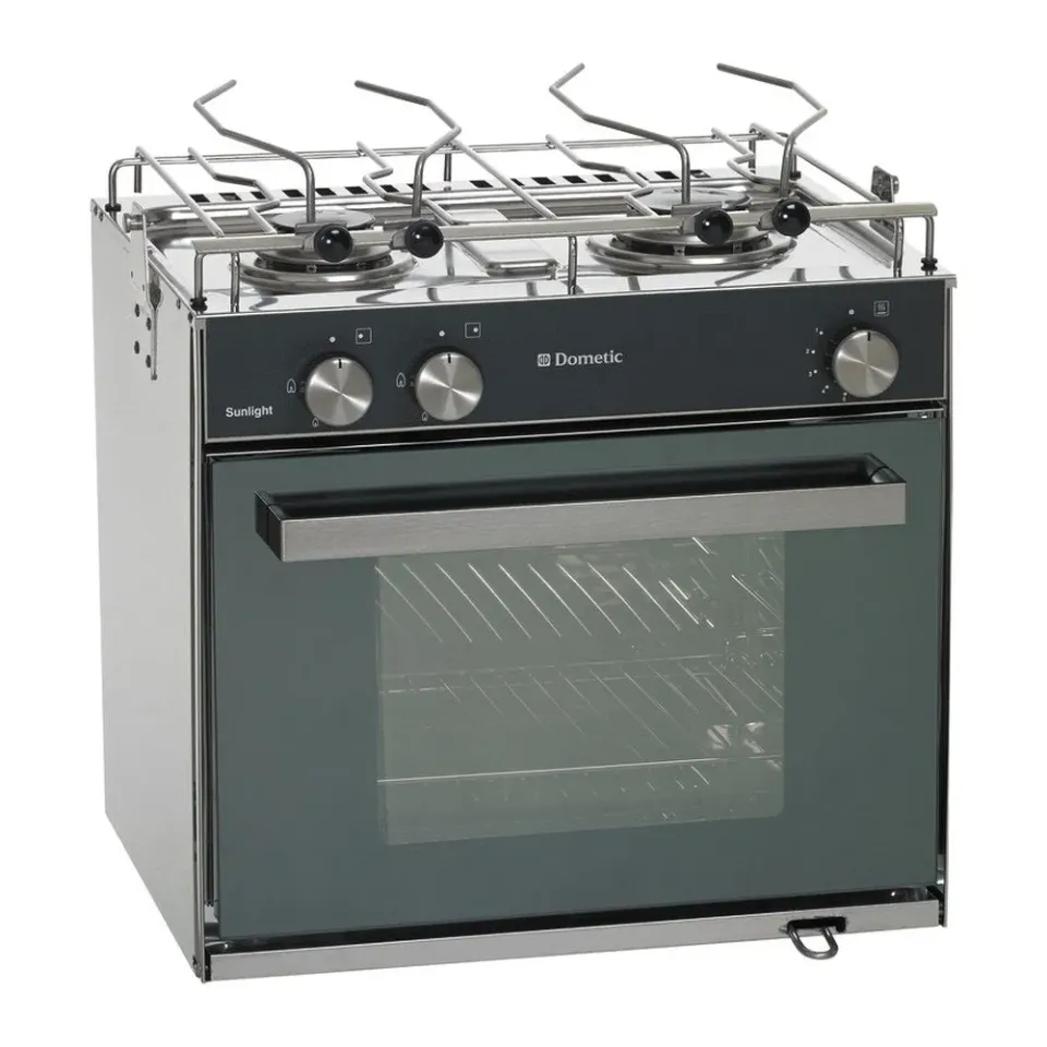 Dometic Smev Slim Sunlight réchaud gaz 2 feux inox