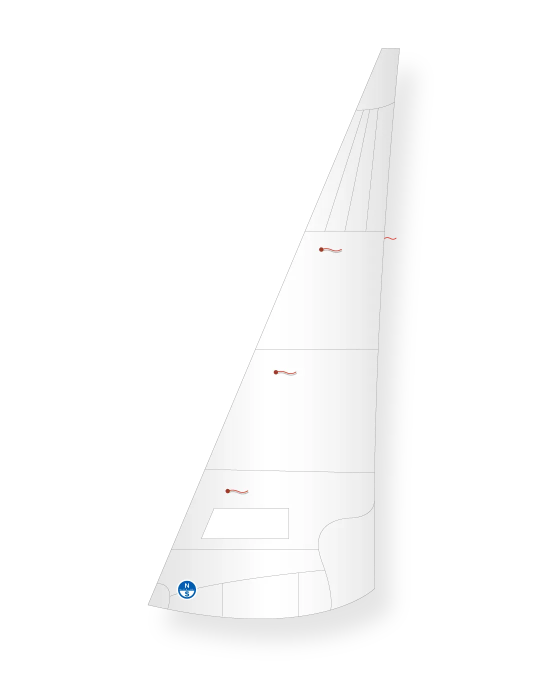 North Sails Merlin Rocket MJR-3 foc régates
