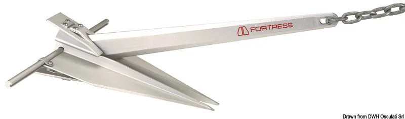 Fortress ancre démontable 9,5 kg alu-magnésium