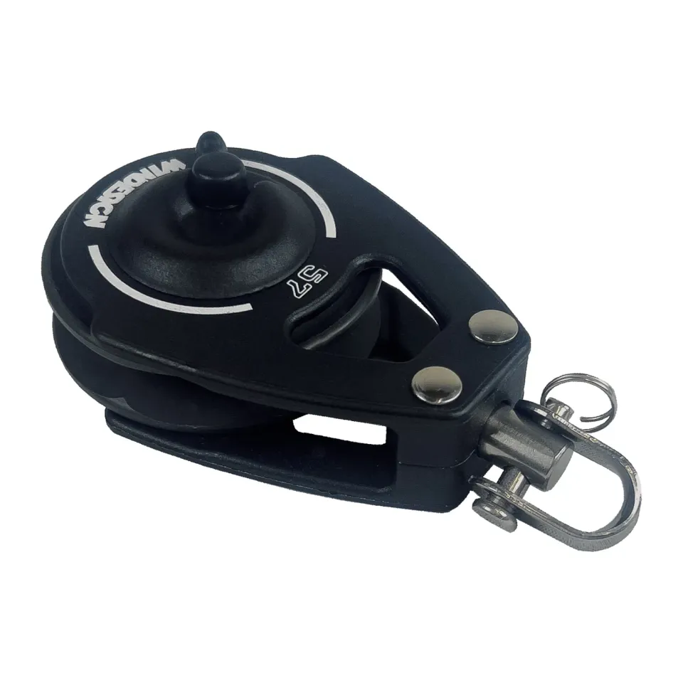 Windesign EX1299 poulie ratchet 57 mm écoute noire