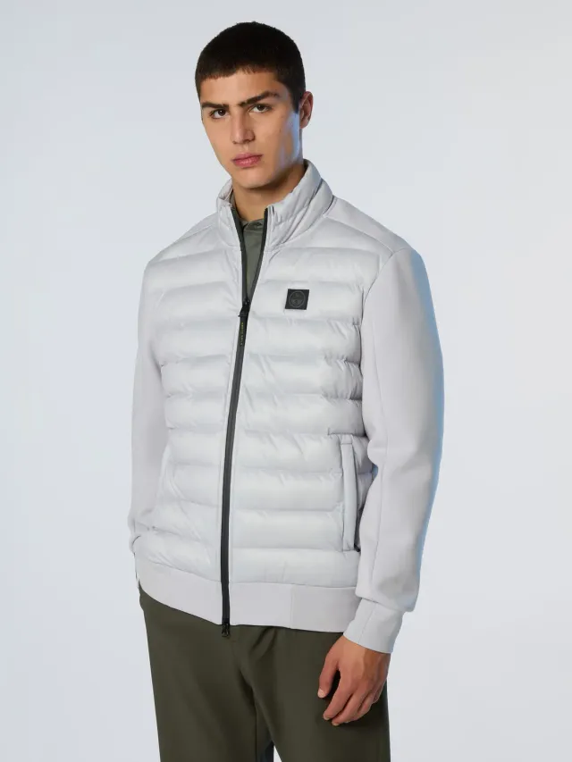 North Sails sweat Hybrid zippé matelassé scuba recyclé