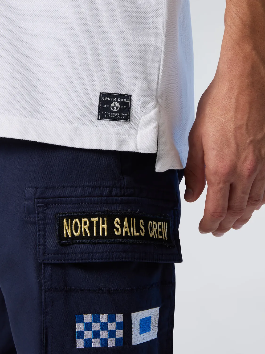 North Sails Vintage polo coton bio délavé heritage