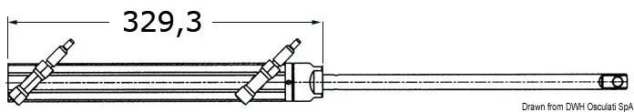 Ultraflex UC68-OBS vérin direction hors-bord