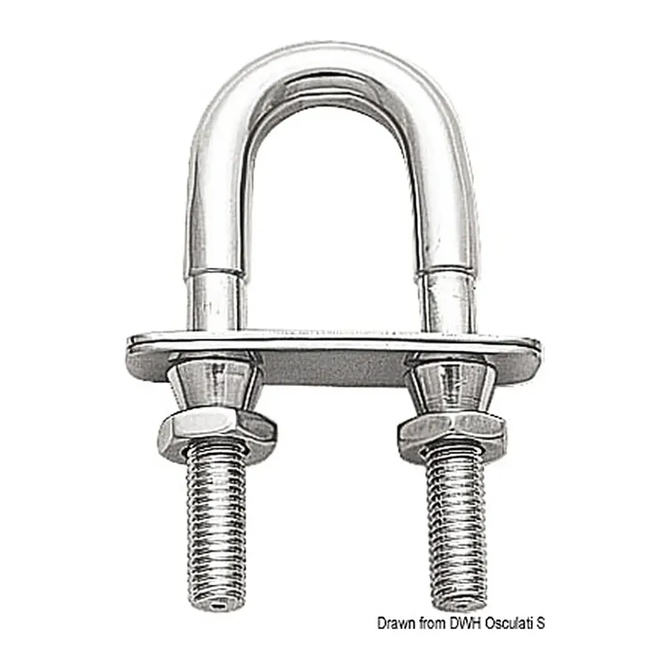 easysea U-bolt M12 étrier inox écrou sécurité