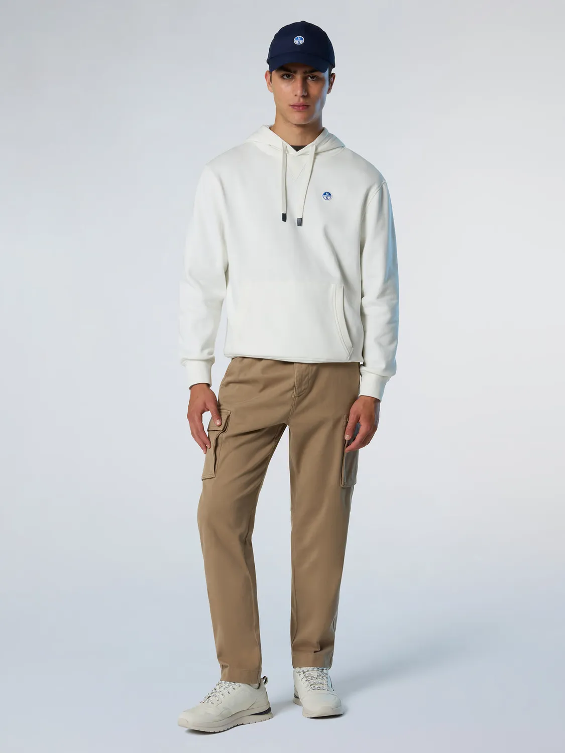 North Sails sweat à capuche patch logo coton bio