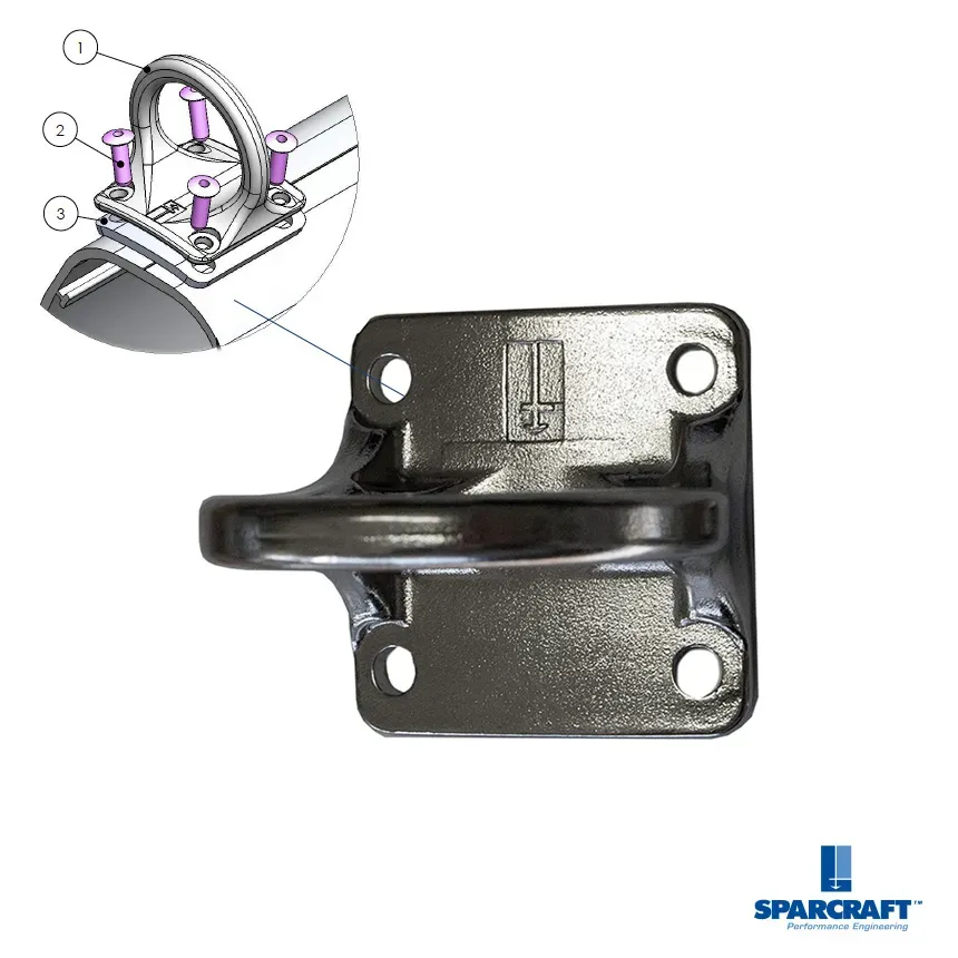 Sparcraft anneau de spi fixe 50 mm complet
