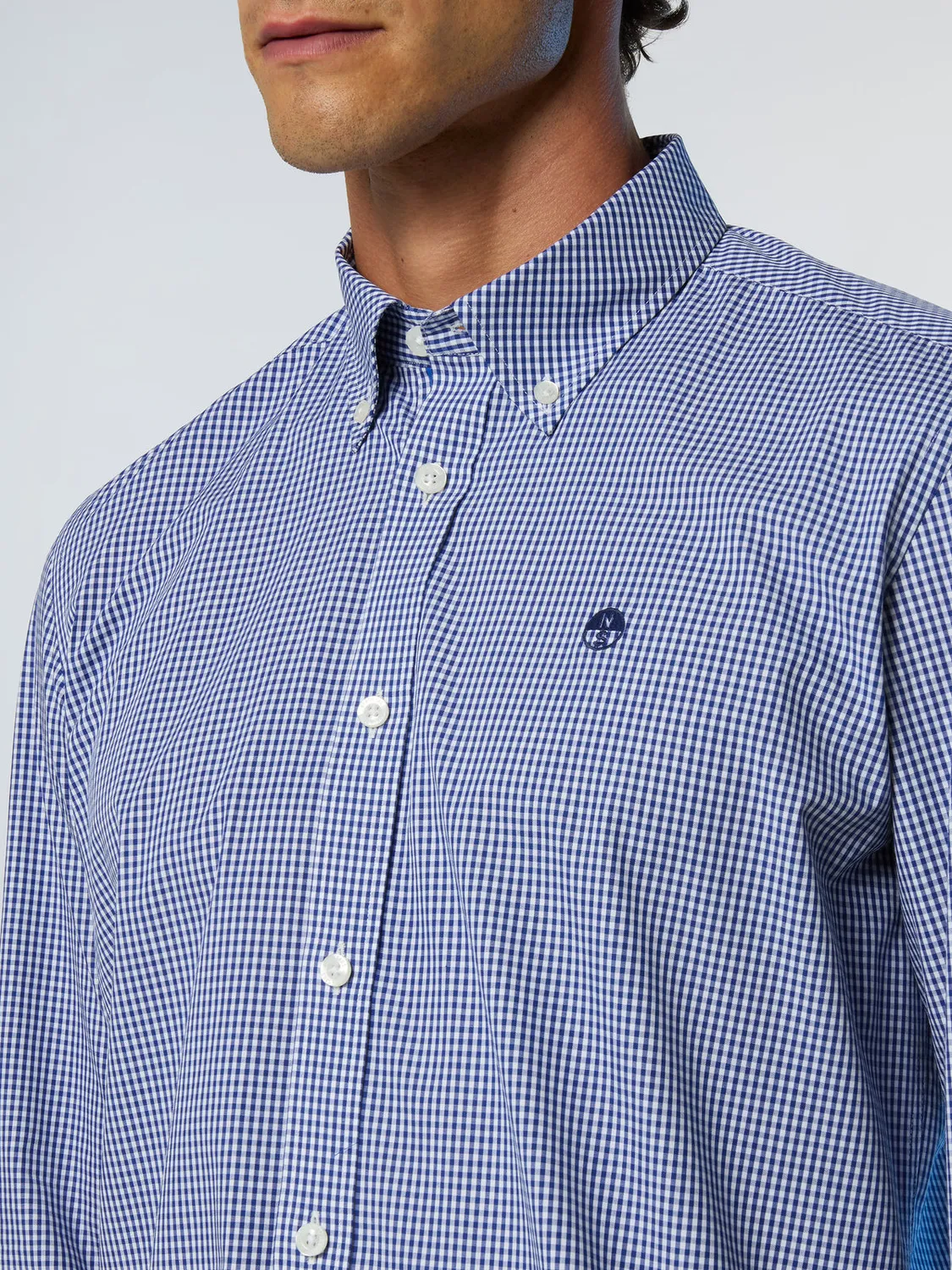 North Sails chemise vichy coton bio manches longues