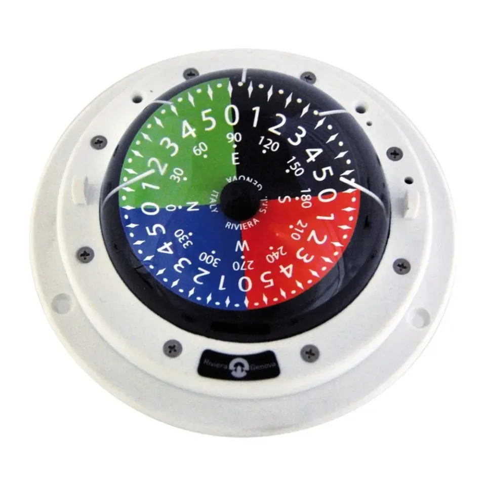 Riviera Regatta Tactic compas régate blanc 80 mm rose plate
