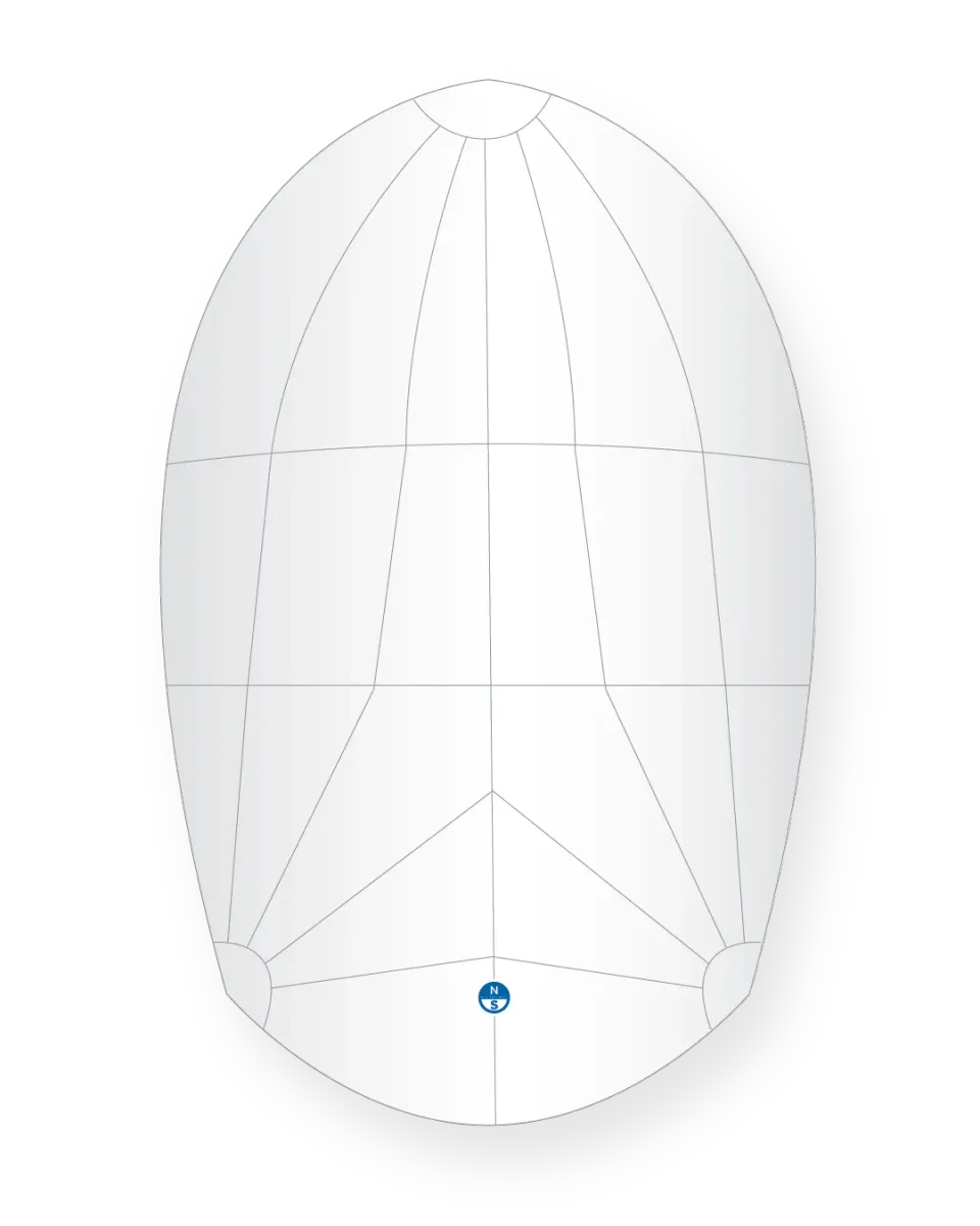 North Sails Aquila S2-1 Spi spinnaker tout usage
