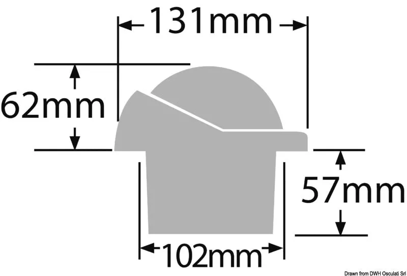 Ritchie Helmsman compas bateau blanc 3"3/4
