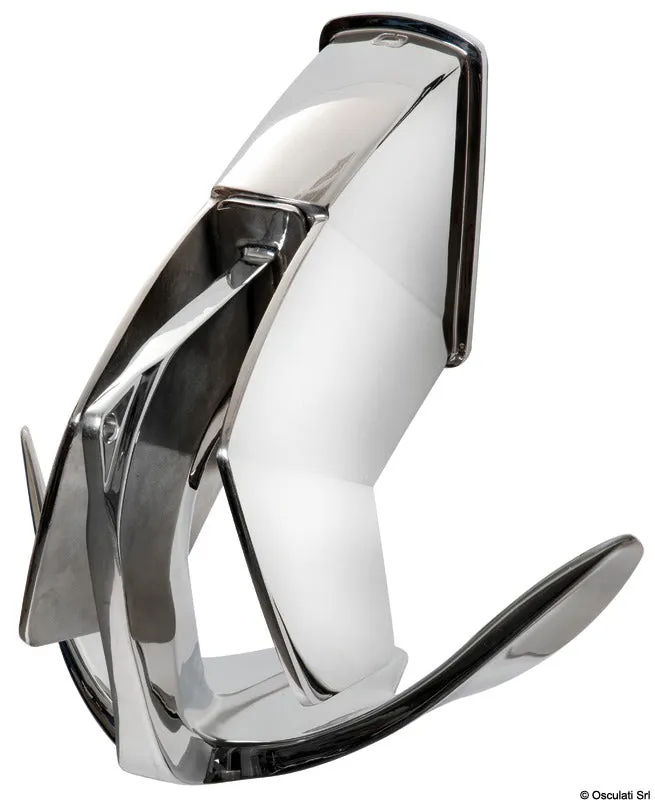 Trefoil ancre inox 15 kg avec platine anti-eau