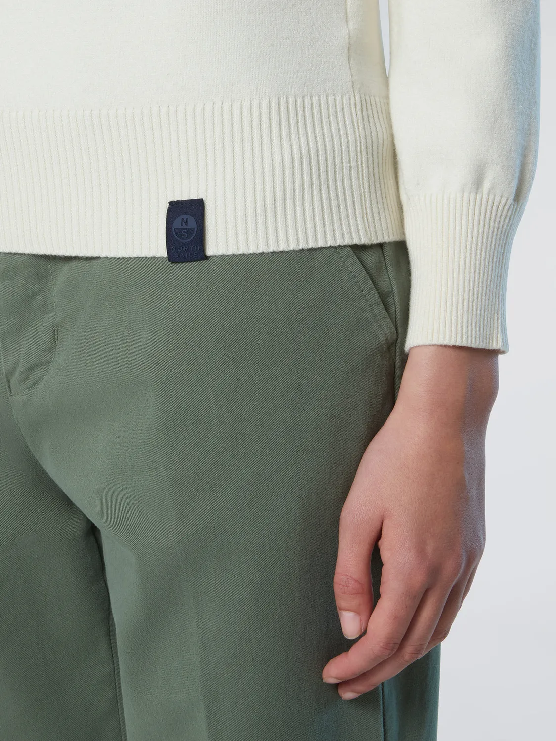 North Sails pull col montant viscose zip Milano