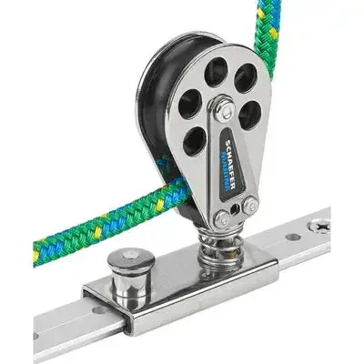 Sea Sure 505-82 poulie rail 25 mm ressort inox 795 kg
