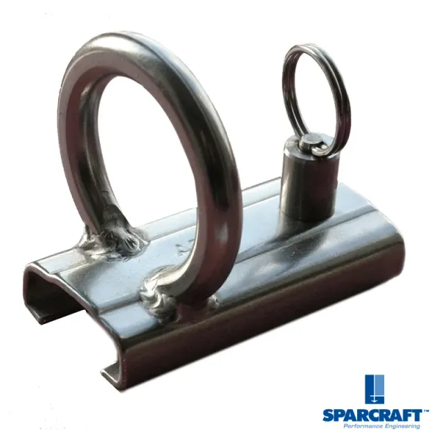 Sparcraft coulisseau à œillet inox rail 32x5,5 déclencheur