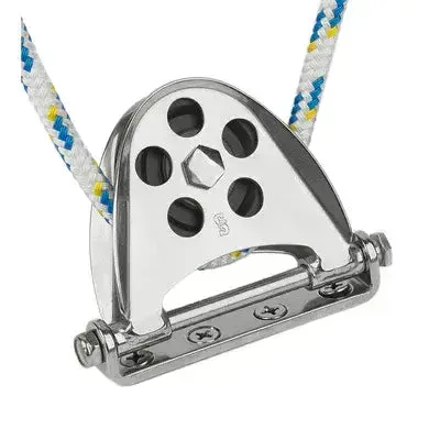 SEA SURE 32-17 poulie pied de mât articulée alu 10 mm