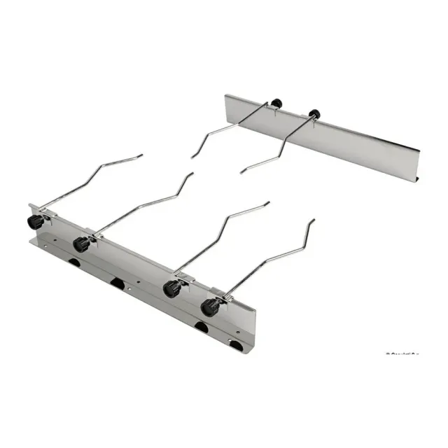 Easysea porte-casseroles inox + pare-flamme pour 50.100.53